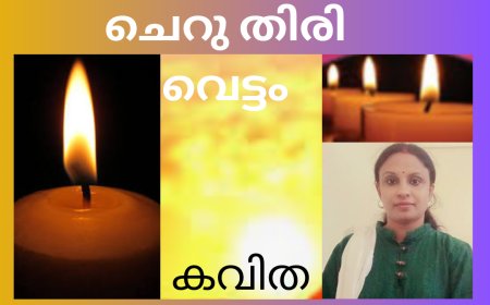 ചെറു തിരി വെട്ടം: കവിത , ശുഭ ബിജുകുമാർ