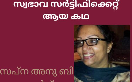 കണ്ണാടിയും സ്കാർഫും –സ്വഭാവ സർട്ടിഫിക്കെറ്റ് ആയ കഥ