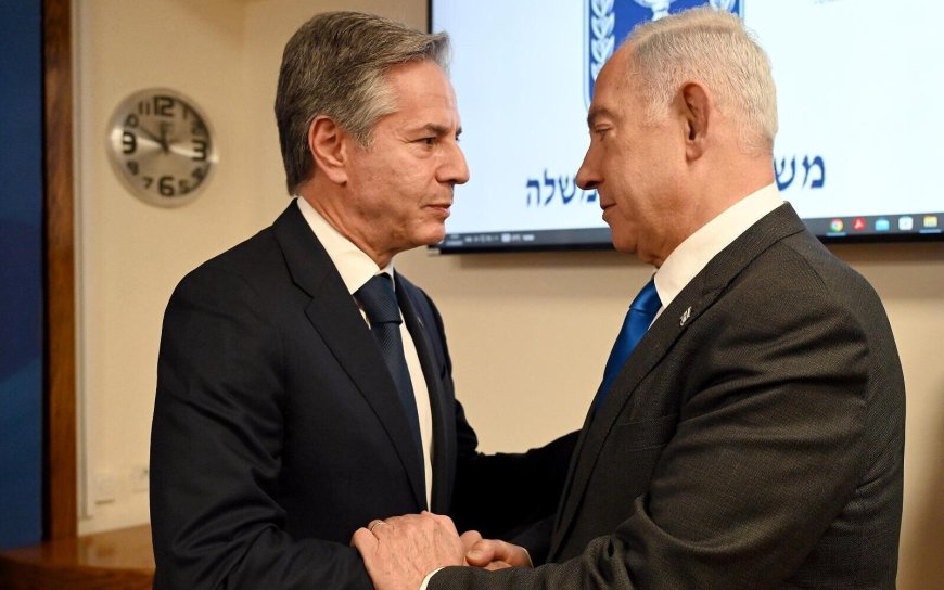 Blinken meets Netanyahu to push for 'concrete steps' to protect Gaza civilians