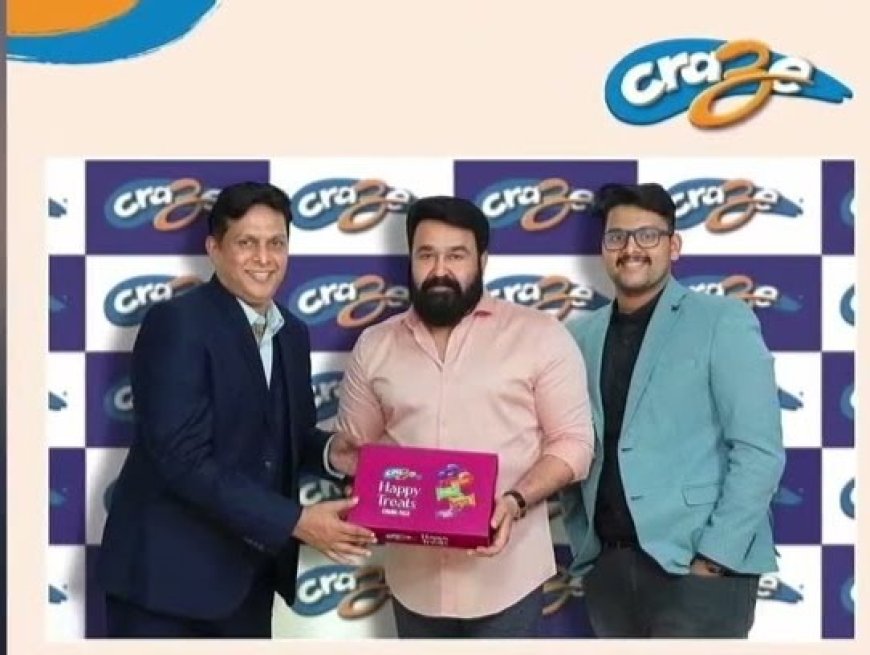 Mohanlal is brand ambassador of Craze Biscuits