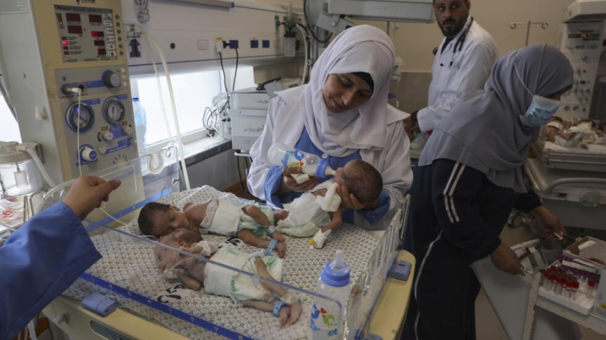 Premature babies evacuated from Gaza hospital