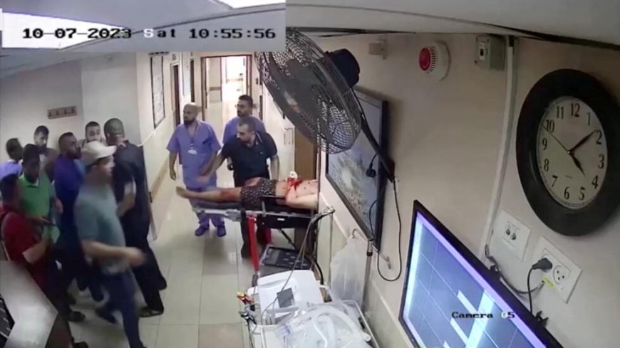 Israel says CCTV footage shows hostages were taken to Gaza hospital