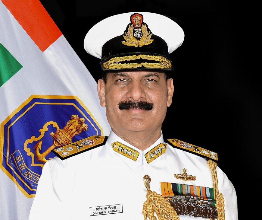 Vice Admiral Dinesh Tripathi to become India's new Vice Chief of Navy Staff