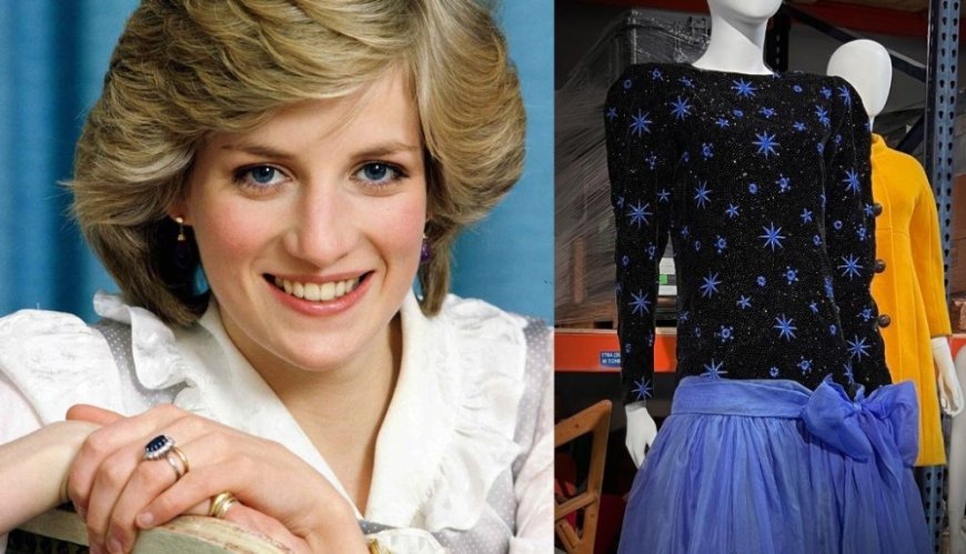 Dress worn by Diana fetches record amount at auction