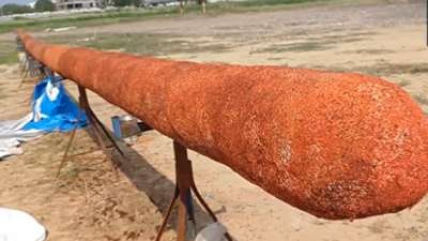 108-feet long incense stick on its way to Ayodhya from Gujarat
