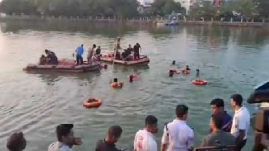 14 children, 2 teachers killed as boat capsizes in Vadodara's Harani lake