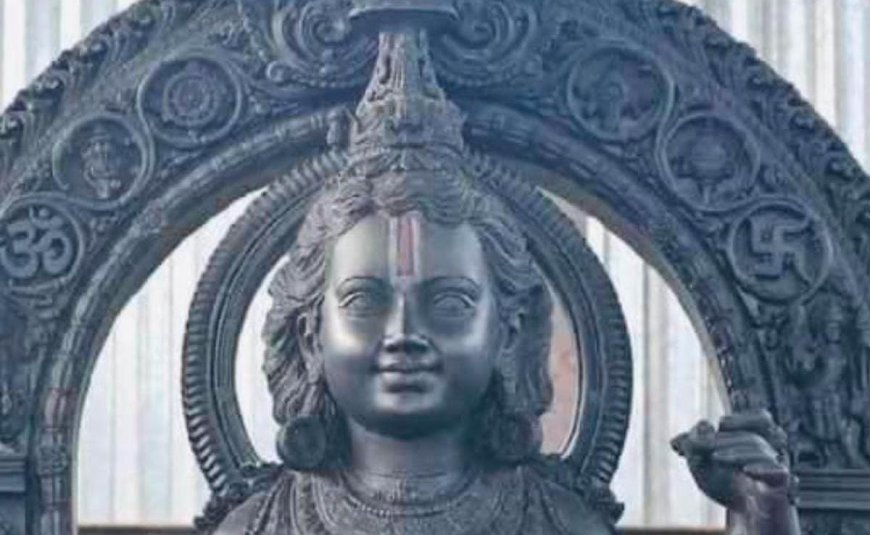 First look of Ram Lalla's idol revealed ahead of Pran Pratishtha ceremony