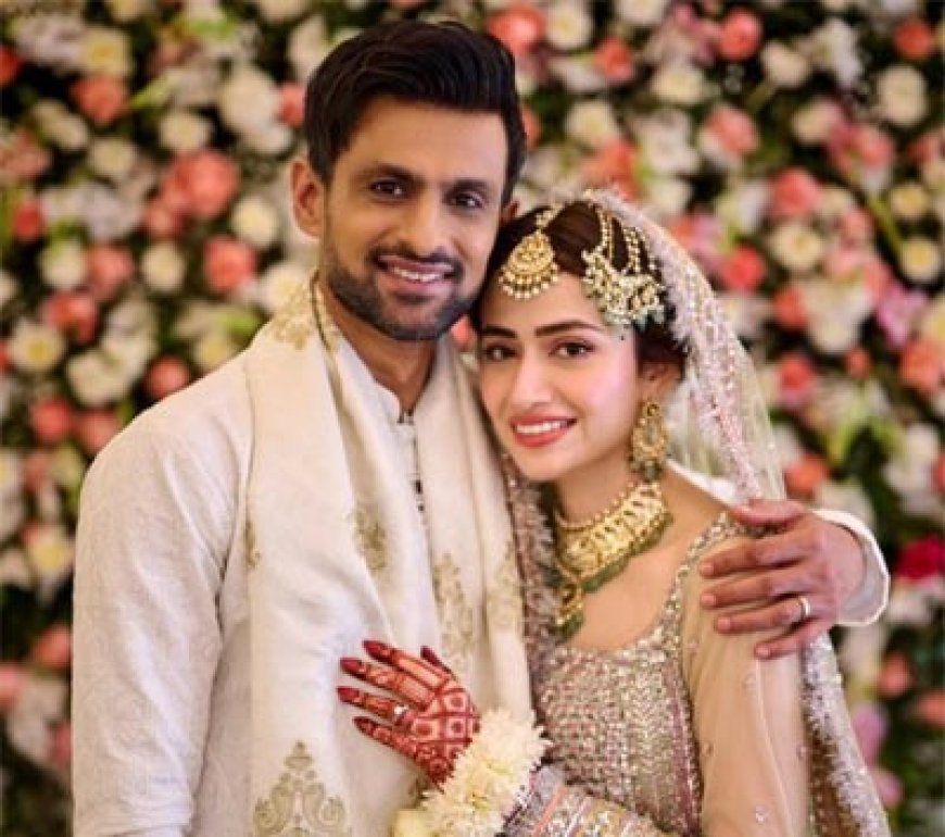 Shoaib Malik gets married to Pak actress Sana Javed amid divorce rumours with Sania Mirza