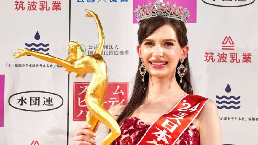 Karolina Shiino: Ukraine-born Miss Japan gives up crown following affair
