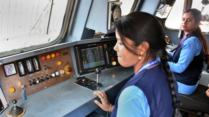 All-woman crew operate Rajya Rani Express from Mysuru to Bengaluru