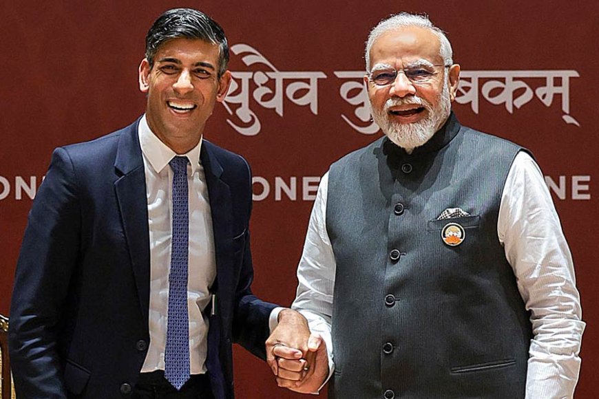 Modi, Sunak agree to work for early conclusion of FTA