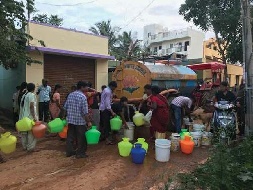 Five showers in a month - Bengalureans struggle for every drop