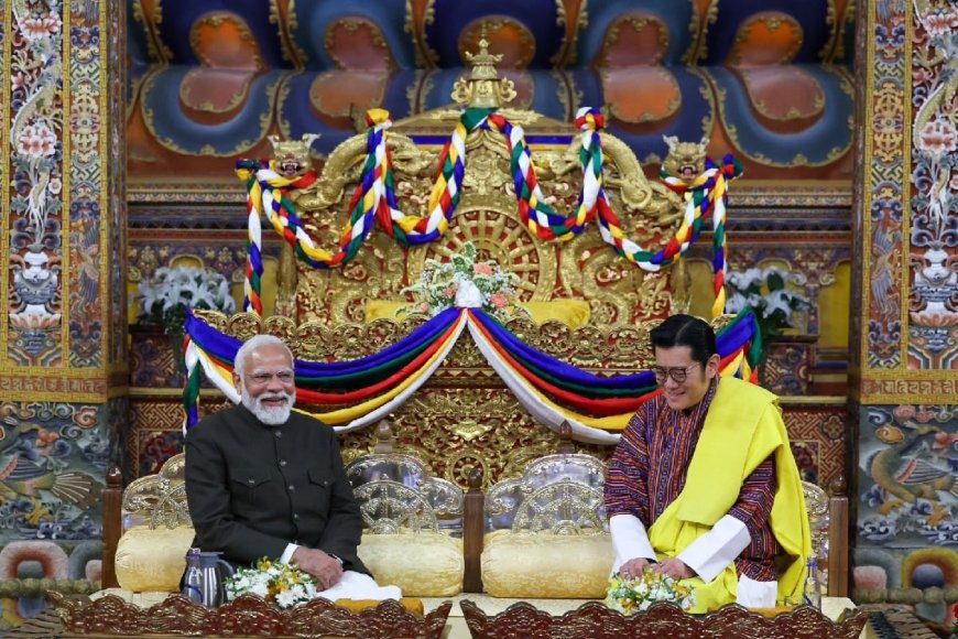 Modi gets Bhutan’s highest civilian honour; dedicates it to 140 crore Indians