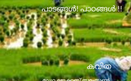 പാടങ്ങൾ! പാഠങ്ങൾ :ഡോ.ജേക്കബ് സാംസൺ