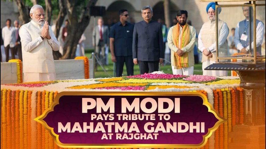 Modi pays tribute to Mahatma Gandhi at Rajghat, war heroes at War memorial before swearing-in as PM