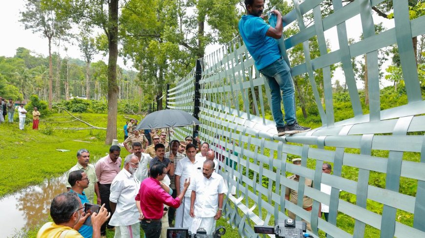 ‘Ele-fence’ gets ready in Wayanad to keep wildlife at bay