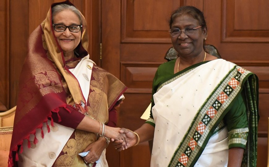 Bangladesh PM Hasina calls on President Murmu before wrapping up India visit