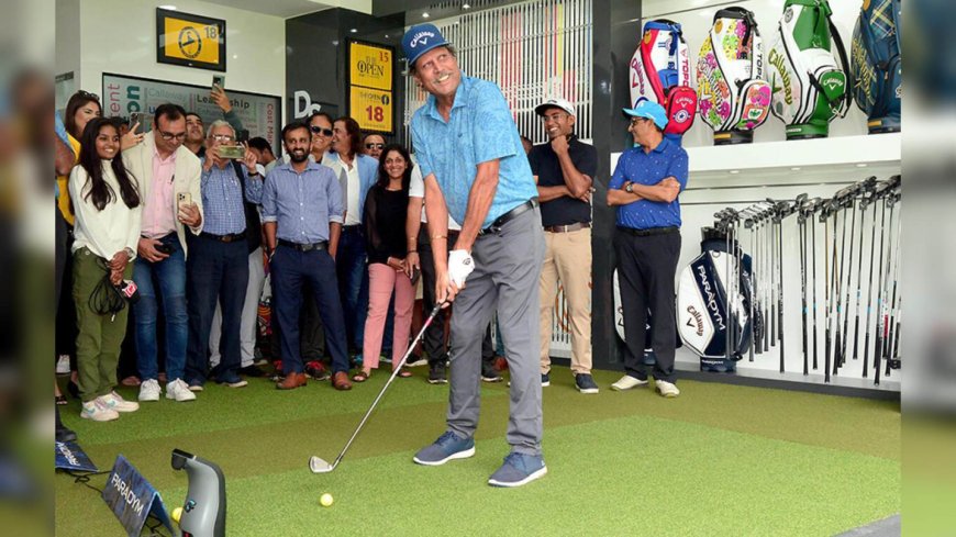 Kapil Dev takes over as president of Professional Golf Tour of India