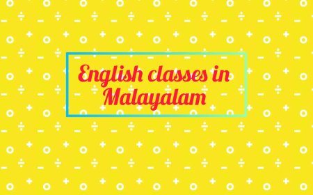 English classes in Malayalam on YouTube