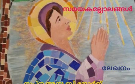 സമയകല്ലോലങ്ങൾ: ലേഖനം, സപ്ന അനു ബി ജോർജ്