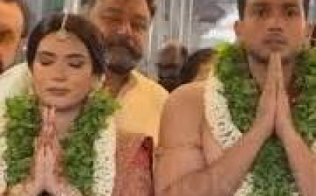തരിണിക്ക്  താലി ചാർത്തി നടൻ കാളിദാസ് ജയറാം