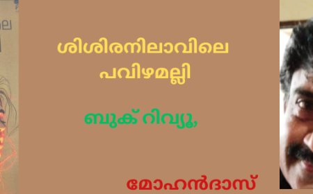 ശിശിരനിലാവിലെ പവിഴമല്ലി: ബുക് റിവ്യൂ,  മോഹൻദാസ്