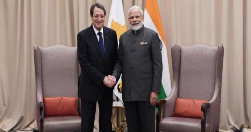 Cyprus President Nikos Christodoulides welcomes Modi for 2-day visit