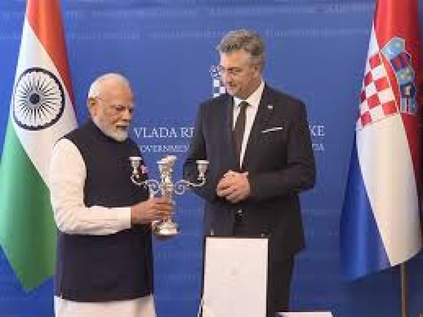 A ‘special gift’ by Croatian PM: What did Modi receive in Zagreb?