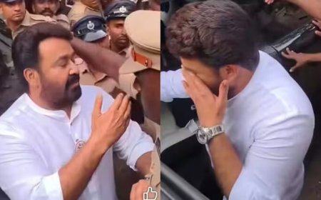 എന്താ മോനേ, ഇത് കണ്ണല്ലേ?..: കണ്ണിൽ മൈക്ക് തട്ടിയ മാധ്യമപ്രവർത്തകനോട് മോഹൻലാൽ