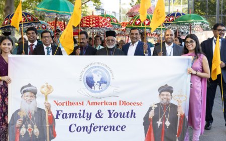 ഫാമിലി ,  യൂത്ത് കോൺഫറൻസ് ഹിൽട്ടൺ സ്റ്റാംഫോർഡിൽ സാംസ്കാരിക ഘോഷയാത്രയോടെ ആരംഭിച്ചു