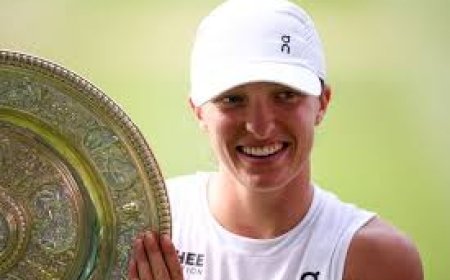 ആദ്യ വിംബിള്‍ഡണ്‍ കിരീടം സ്വന്തമാക്കി ഇഗ സ്യാംതെക്