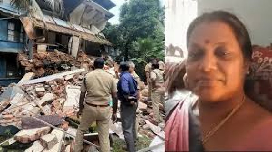കോട്ടയം മെഡി. കോളജ് കെട്ടിട അപകടം: ബിന്ദുവിൻ്റെ മൃതദേഹം സംസ്കരിച്ചു