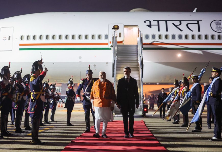 Modi arrives in Argentina in 1st bilateral visit by an Indian Prime Minister in 57 years