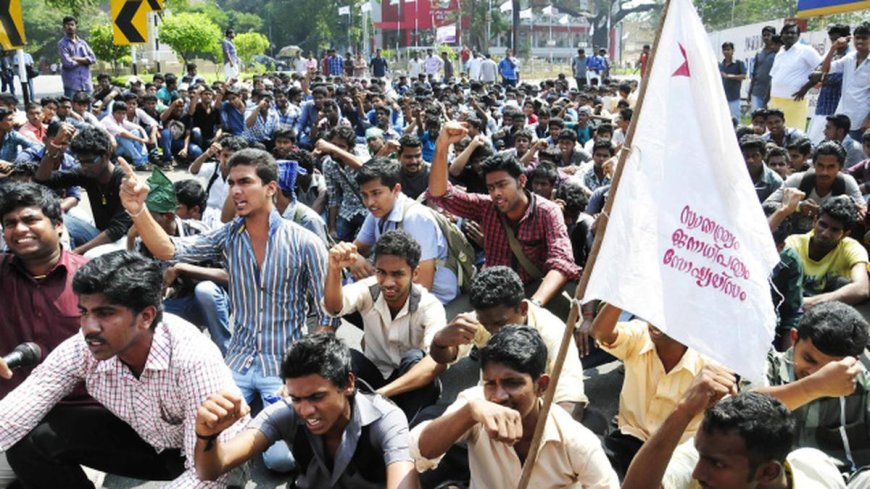 As police remain mute witness, SFI activists barge into four Kerala universities