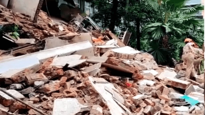 Govt gives Rs 10 lakh, job to son of woman who died in medical college building collapse