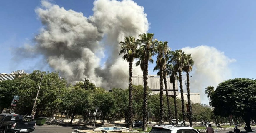 Israel strikes Damascus as fighting rages in southern Syria