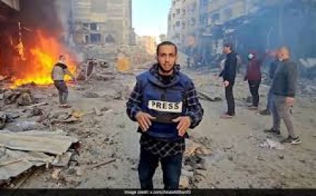 Five journalists among 20 killed in Israeli strike on hospital, Gaza officials say
