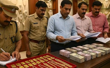 Thrissur jewellery raids unearth Rs 100 crore sales suppression, 36 kg of gold seized