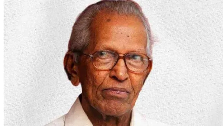 പ്രൊഫസർ എം കെ സാനു അന്തരിച്ചു