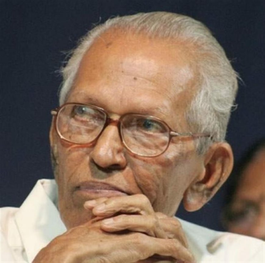 CM leads tributes as literary critic MK Sanoo laid to rest with full state honours