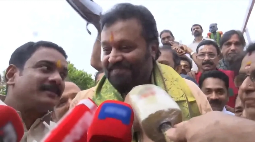 വാനരന്മാർ ആരോപണം ഉന്നയിക്കുന്നു, തിരഞ്ഞെടുപ്പ് കമ്മീഷനാണ് ഉത്തരം നൽകേണ്ടത് : സുരേഷ് ഗോപി