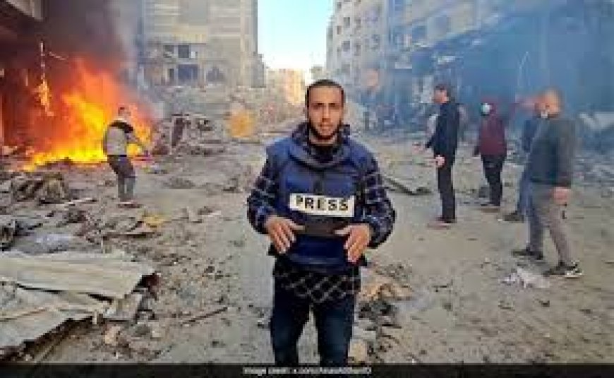 Five journalists among 20 killed in Israeli strike on hospital, Gaza officials say