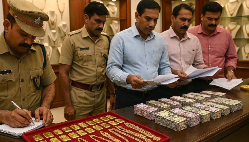 Thrissur jewellery raids unearth Rs 100 crore sales suppression, 36 kg of gold seized