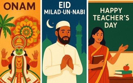 President, PM, others extend greetings on Onam and Eid Milad Un Nabi
