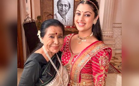 Asha Bhosale turns 92; granddaughter Zanai asks, '92 or 29?!'