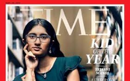 തേജസ്വി മനോജ്,'2025 ടൈം കിഡ് ഓഫ് ദി ഇയര്'