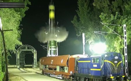 India successfully tests Agni-Prime Missile from rail-based launcher