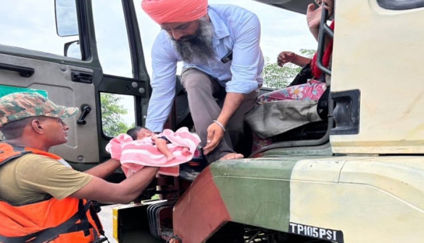 Army rescues 5,000 civilians, 300 paramilitary personnel from flood-hit Punjab, Himachal & Jammu