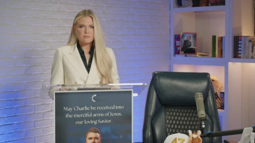 'I will never let your legacy die' - Charlie Kirk's widow gives tearful address after shooting