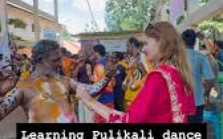Polish woman learns Kerala’s iconic Pulikali tiger dance: ‘A moment I’ll never forget’
